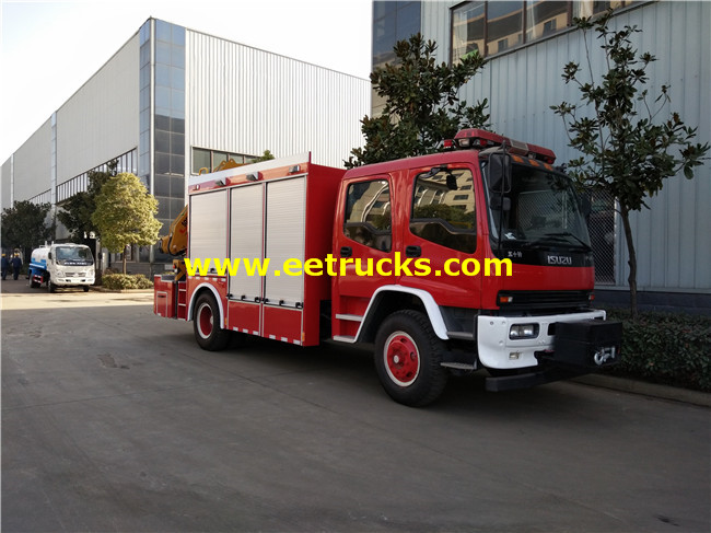 ISUZU Fire Trucks with Cranes