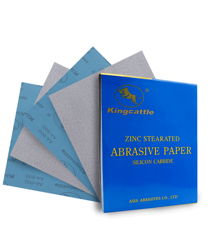 Silicon Carbide Dry Sandpaper with Zinc Stearate