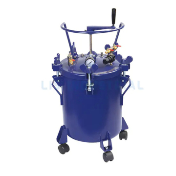PT-20 Manual Pressure Paint Pot - 20 Liters Pressure Paint Tank with Manual Mixing Agitator