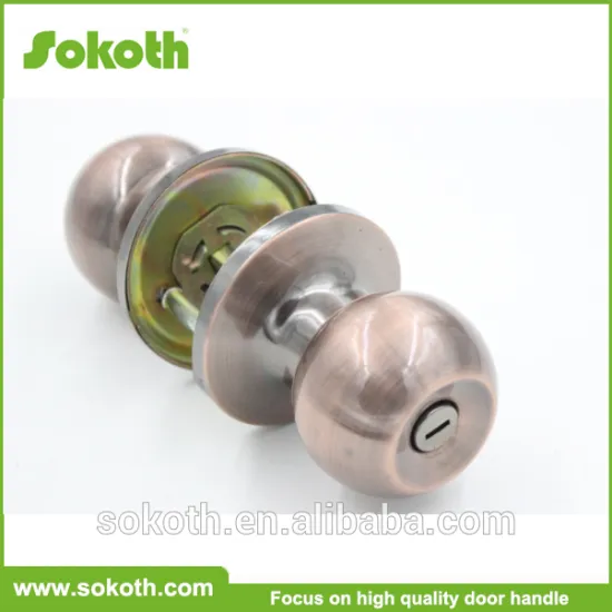 2015 Sokoth hot sale tubular key cylinder lock,antique copper tubular lever lock,door handles and locks prices