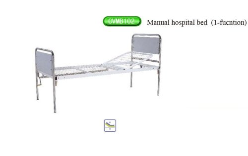 Manual Adult Portable Hospital  Equipment Adjustable Medical Beds (1 - Fucntion)