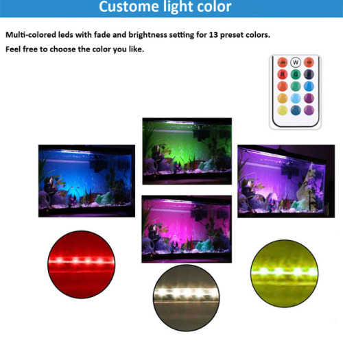 13 Preset Color Submersible LED Aquarium Lights με χρονοδιακόπτη