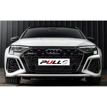 Upgrade Ihres Audi A3 2021 auf RS3 Styling: Vordere Stoßfänger, hintere Lippe, Auspuffrohr, Seitenrock -Kit