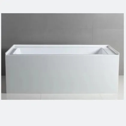 Standard Collection Integral Apron Bathtub: American One-piece 60-inch Bathtub