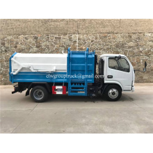 Side loader garbage truck with capacity 6 tons