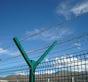 ISO9001 certificate airport security fence with Y post