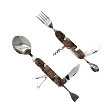Spork multifunción portátil con destornillador - Gadget EDC Many ABS