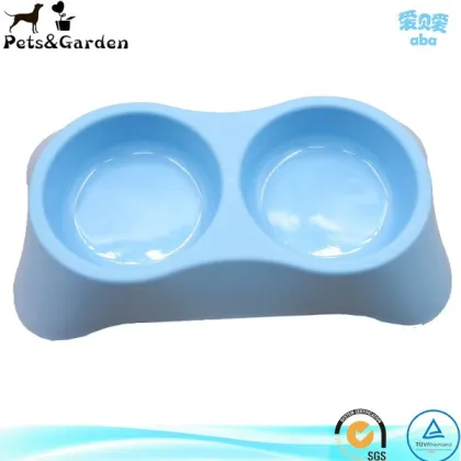 wholesale PP plastic coin dog bowl with rubber ring.