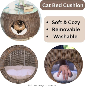 2-in1 Cat Condo Side Table