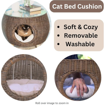 2-in1 Cat Condo Side Table