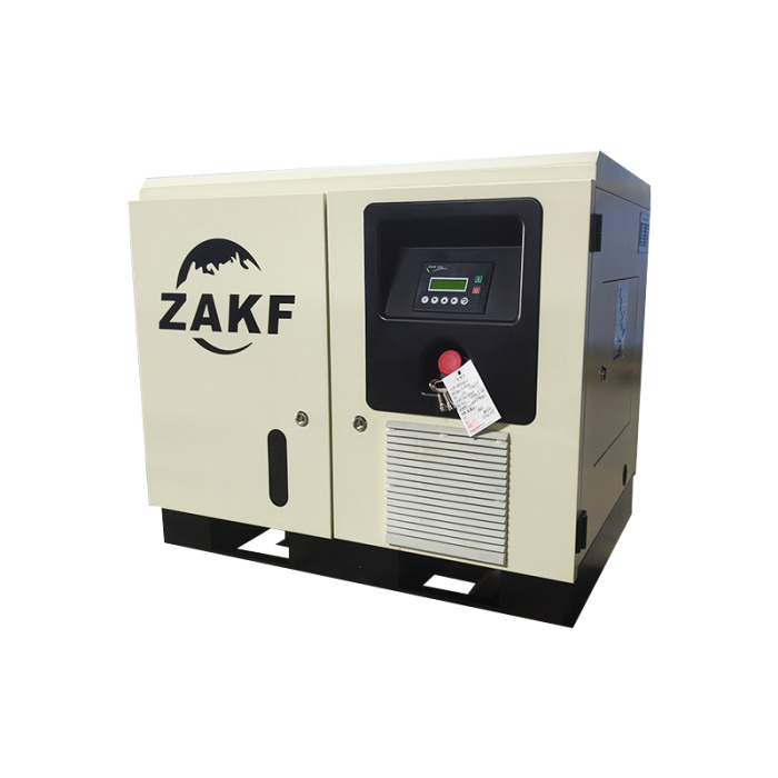 Compresor de aire de tornillo de correa de 4KW de tamaño compacto