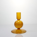 Nordic Mini Handle Colored Glass Candlestick Holder