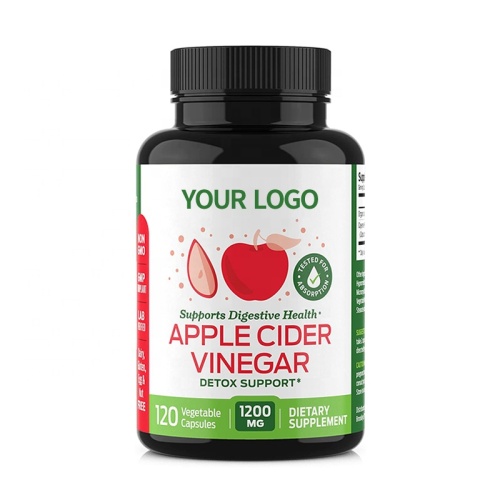 Capsules de perte de poids du vinaigre de cidre de pomme détox