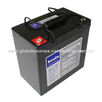 12V/55Ah gel battery, maintenance free battery gel cell batteries 12v