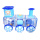 Classical train toy custom inflatable children's train toy