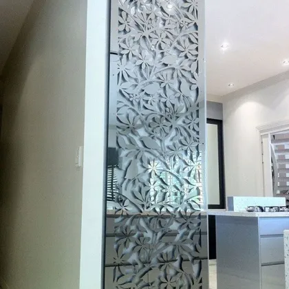 Aluminum laser cut decor partition board AS SCREEN
