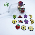 Hot Sale Custom Fruit Design Silicone Drink Marker