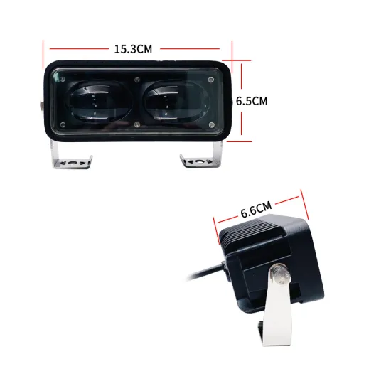 LED Area Forklift Safety Warning Light - High-Quality Dual Red and Blue Line Lamp