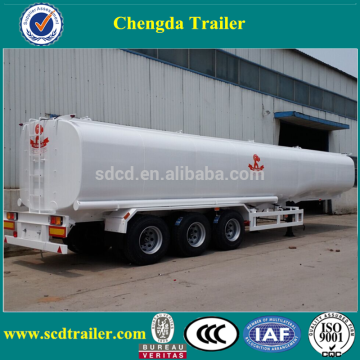 40ton tanker truck trailer 3 axles fuel tanker used with tractor head