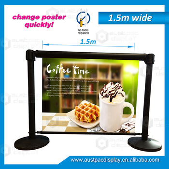 Barrier Roller Banners with picture