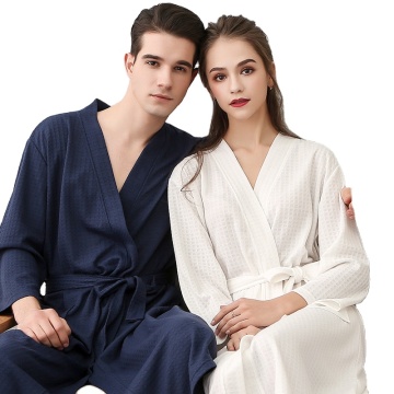 Hurtowa tanie waflowe szatę kimono i lapelowe szat