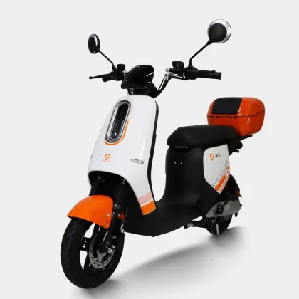 48V 24Ah Electric Moped Scooter with Big Wheels and 1000W Hub Kit