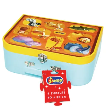 Children Paper Suitcase  With Carton Printing