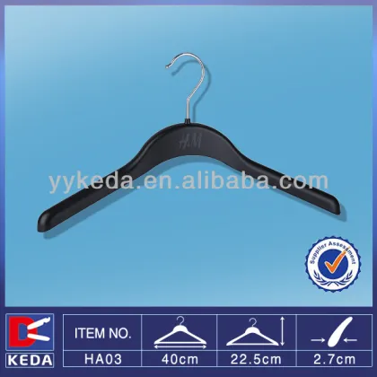 Plastic Clothes Hangers for men women dress H&M