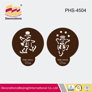 Sophisticated stencil to decorate cake