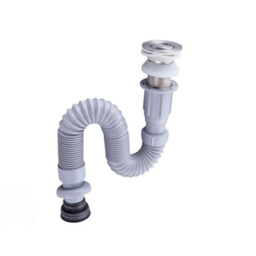 Stainless Steel & Plastic Cheap Basin Faucet and Drain for Family Hotel Bathroom - 3 Years Warranty