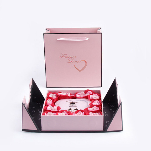 Jewelry Flower Set Packing Customized Jewellery Gift Boxes