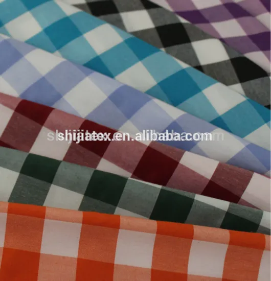 Monocheck textile fabric
