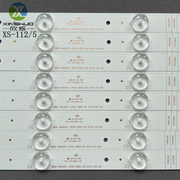 5LEDs LED TV Light Replacement for 43inch E465853 02K03177A RDL430WY - VER01.00