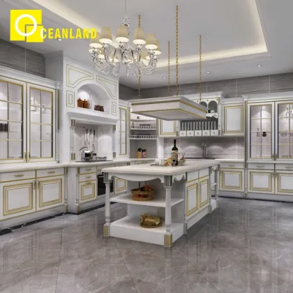 Modern European Kitchen Furniture Customization in Guangzhou