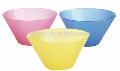 Eco-friendly feature plastic bowl