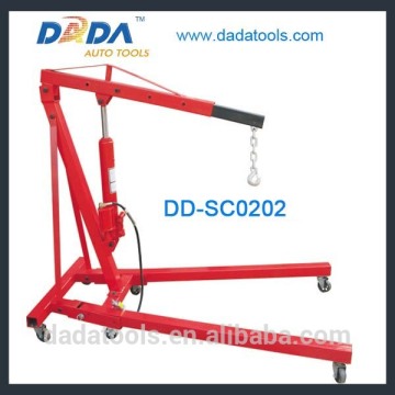 DD-SC0202 2t Pneumatic Hydraulic Engine Hoist,shop crane