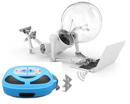 newest items 2015 solar power music super bass bluetooth mini speaker