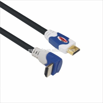 HDMI male to 90 degree HDMI male cable