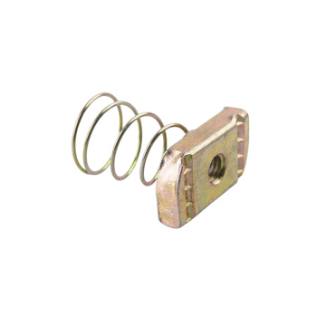 Yellow Zinc Plated Spring Channel Nuts