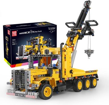 Mould King 17011 1250 PCS Heavy-Duty Tow Truck Building Toy Set