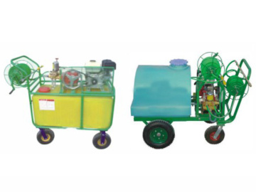 Garden pesticide spraying machine