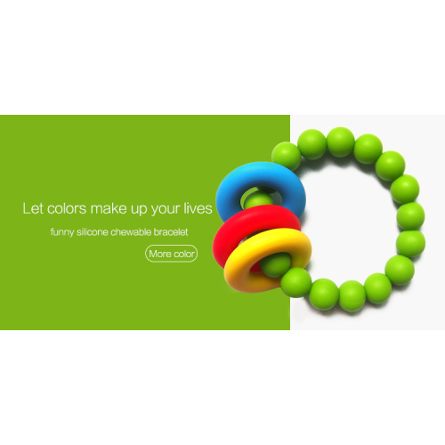 Baby Teething Bangle Silicone Bracelet wholesale