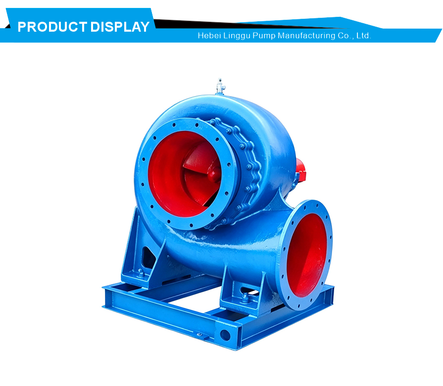 Large capacity volute mixed flow pump