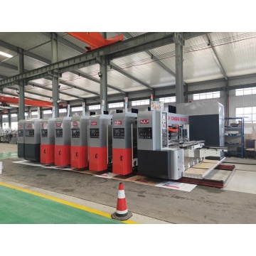 Corrugated paperboard flexo printing slotting machine