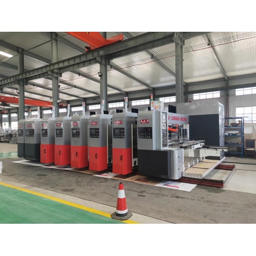 Corrugated paperboard flexo printing slotting machine