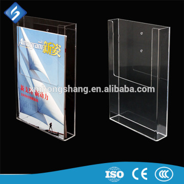 Elegant Single Crystal Acrylic Envelope / Brochure Storage Holder for Sale