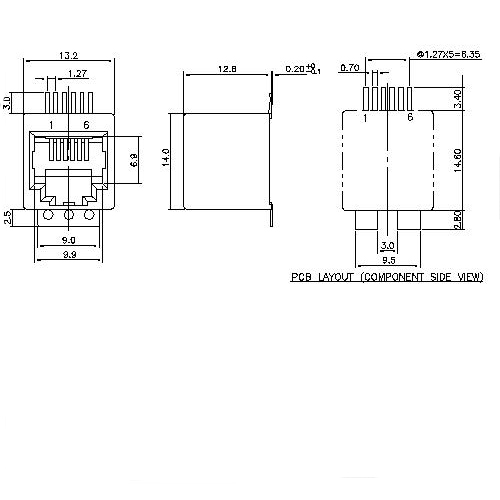 ATRJ5823-6P6C-X-A-X