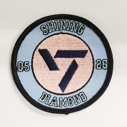 Custom Design Embroidery Patch Creator: Personalized Sew or Iron-On Full Embroidered Badges with Merrow Border