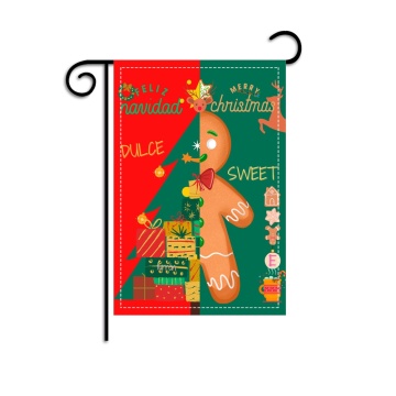 Decorazioni del festival personalizzato: buon Natale, Babbo Natale, bandiere per Pasqua, Halloween e Capodanno - Funga bandiera da giardino a doppia facciata "per un titolo più conciso adatto per un motore di ricerca, potresti considerare:" Flag