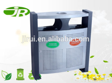 double galvanised steel bin for outside